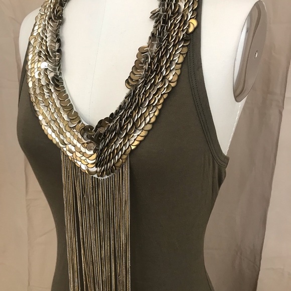 Haute Hippie Shell Tied Womens Maxi Dress - Picture 2 of 4